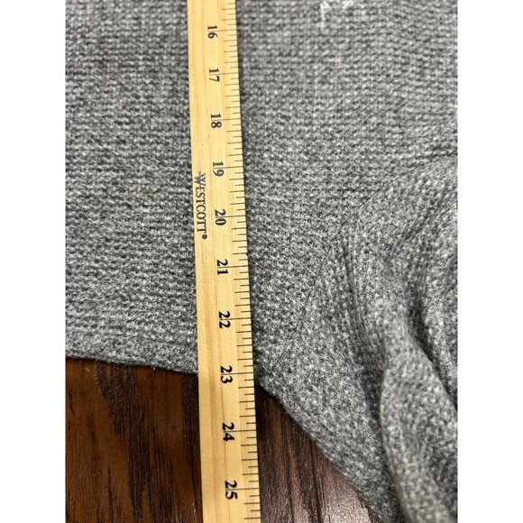 Straight down L Womens Golf thermal long sleeve Cowl neck Gray Sweater Hoodie - Picture 10 of 11